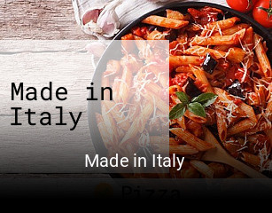 Made in Italy online delivery