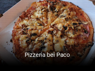 Pizzeria bei Paco bestellen