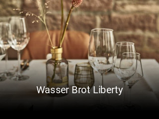 Wasser Brot Liberty essen bestellen