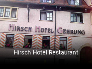 Hirsch Hotel Restaurant essen bestellen