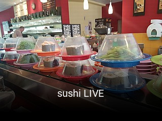sushi LIVE online delivery