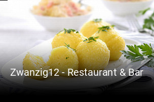 Zwanzig12 - Restaurant & Bar online bestellen