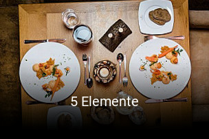 5 Elemente essen bestellen
