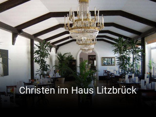 Christen im Haus Litzbrück essen bestellen