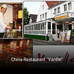 China Restaurant "Vanille" bestellen