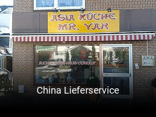 China Lieferservice online delivery