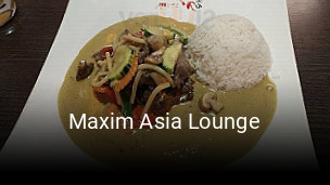 Maxim Asia Lounge essen bestellen
