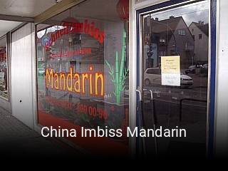 China Imbiss Mandarin essen bestellen