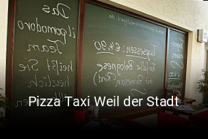 Pizza Taxi Weil der Stadt online delivery