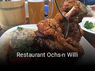 Restaurant Ochs-n Willi online bestellen