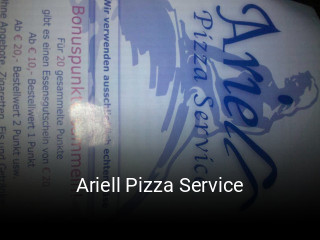 Ariell Pizza Service online delivery