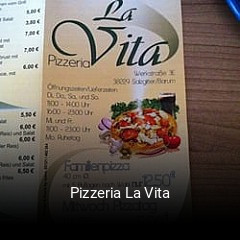 Pizzeria La Vita online delivery