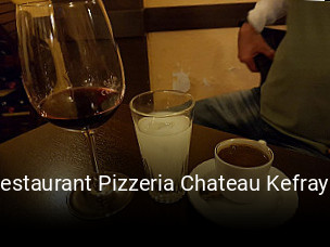Restaurant Pizzeria Chateau Kefraya essen bestellen
