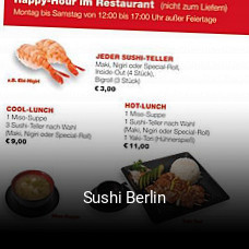 Sushi Berlin online bestellen