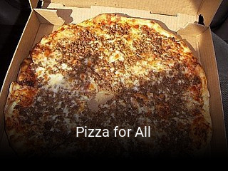 Pizza for All online bestellen