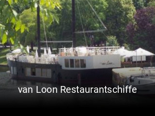 van Loon Restaurantschiffe online delivery
