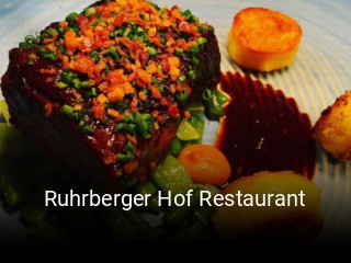 Ruhrberger Hof Restaurant bestellen