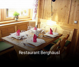 Restaurant Berghäusl bestellen