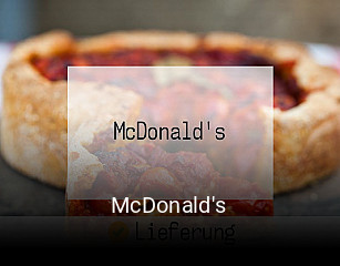 McDonald's essen bestellen