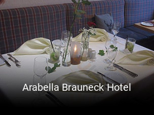 Arabella Brauneck Hotel essen bestellen