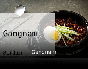 Gangnam essen bestellen