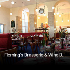Fleming's Brasserie & Wine Bar im Intercity Hotel München essen bestellen