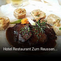 Hotel Restaurant Zum Reussenstein bestellen