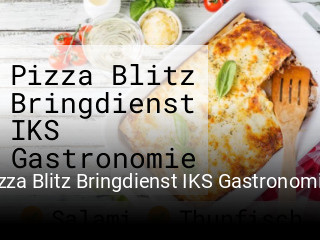 Pizza Blitz Bringdienst IKS Gastronomie online bestellen