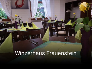 Winzerhaus Frauenstein essen bestellen