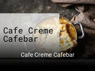 Cafe Creme Cafebar bestellen