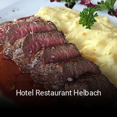 Hotel Restaurant Helbach essen bestellen