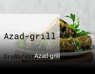 Azad-grill bestellen