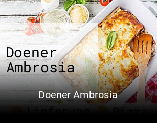 Doener Ambrosia online delivery