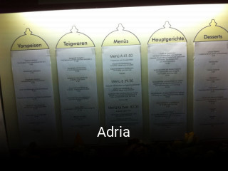 Adria online delivery