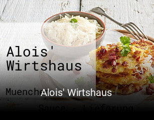 Alois' Wirtshaus essen bestellen