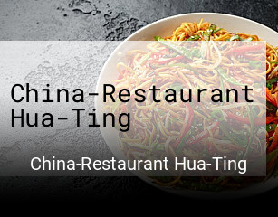 China-Restaurant Hua-Ting essen bestellen