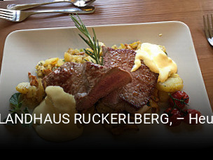 Das LANDHAUS RUCKERLBERG, – Heuriger essen bestellen