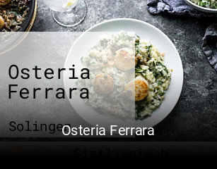 Osteria Ferrara online delivery
