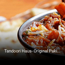Tandoori Haus- Original Pakistanisch-indisches Spezialitaetenrestaurant bestellen