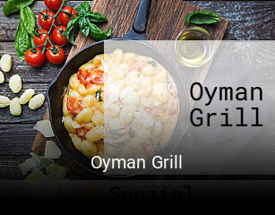 Oyman Grill bestellen
