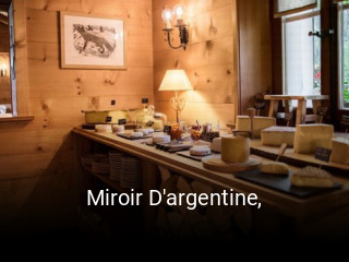 Miroir D'argentine, essen bestellen
