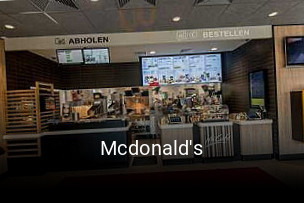 Mcdonald's essen bestellen