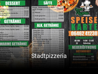 Stadtpizzeria online delivery