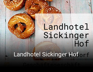 Landhotel Sickinger Hof bestellen