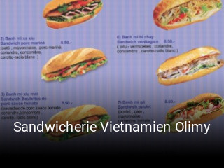 Sandwicherie Vietnamien Olimy bestellen