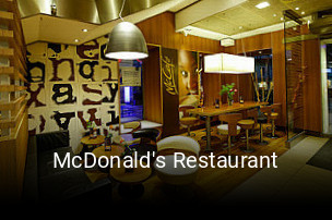 McDonald's Restaurant essen bestellen