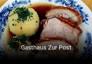 Gasthaus Zur Post essen bestellen