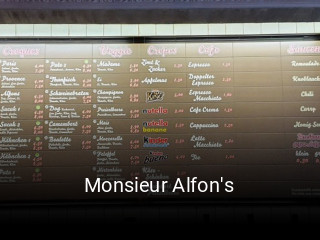 Monsieur Alfon's online delivery