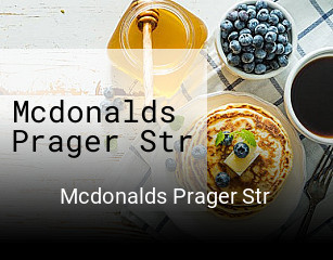 Mcdonalds Prager Str essen bestellen