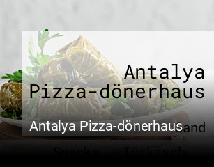 Antalya Pizza-dönerhaus bestellen